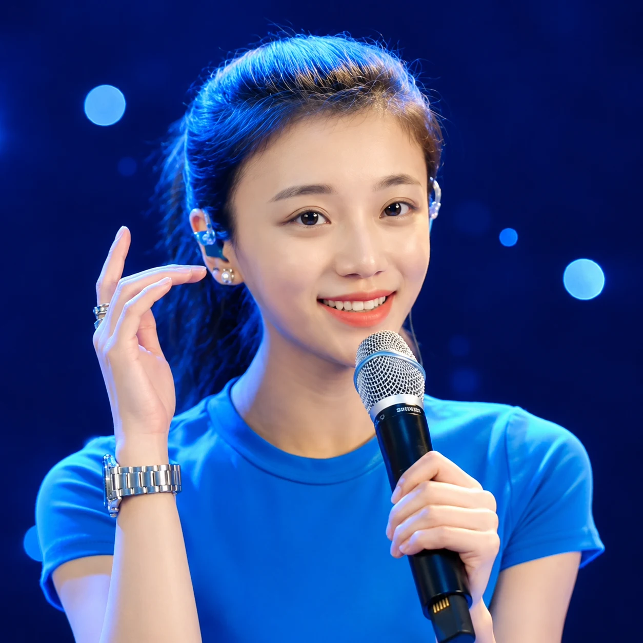 思月2023年8月直播剪影，思月舞台照片